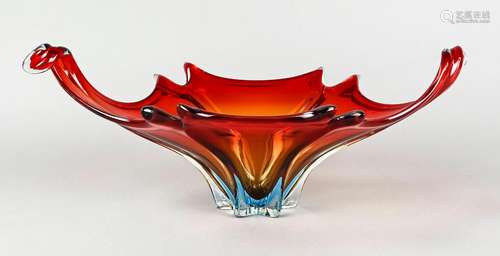 Large decorative Murano bowl, Italy