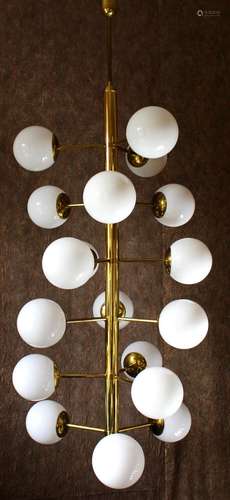 Monumental German chandelier with 1