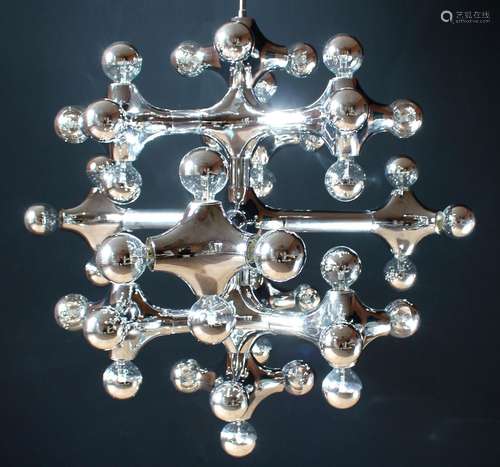 Monumental 43 flame chandelier (E27