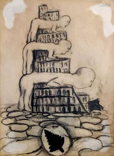 ENZO CUCCHI (1949, Morro d'Alba) [Italia] senza titolo,...