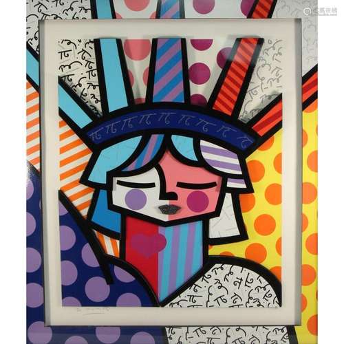 ROMERO BRITTO (BRAZILIAN, b. 1963).