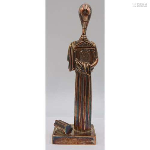 Giorgio de Chirico Bronze "Muse of Architecture".