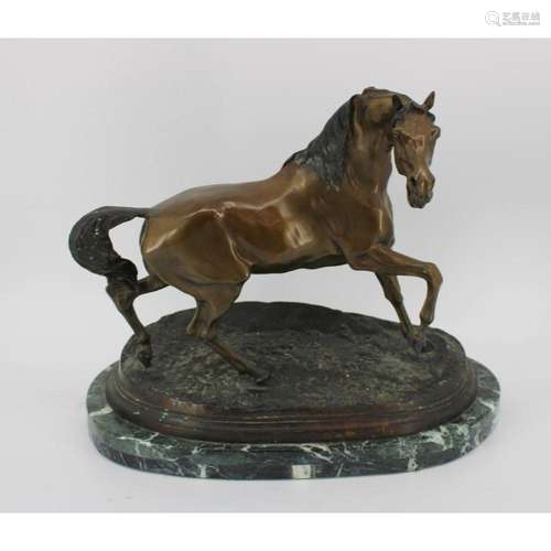 After P.J.Mene Bronze Sculpture Of A Horse