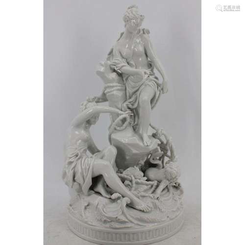 Sevres Large Porcelain Figural Grouping.