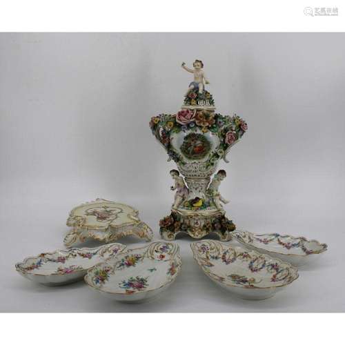 Lot of KPM & Possibly Meissen Porcelains