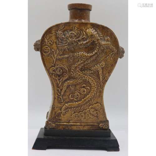 Antique Chinese Earthenware Vase.