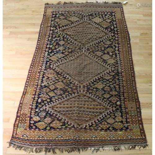 Antique Finely Hand Woven Kazak Style Carpet