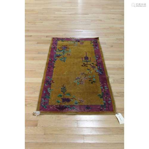 VINTAGE ARTDECO CHINESE CARPET