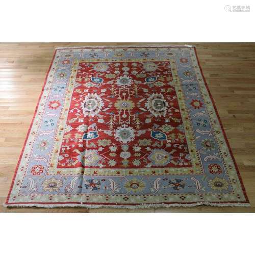 Vintage And Finely Hand Woven Carpet.