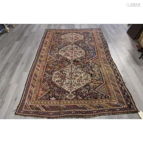 Antique And Finely Hand Woven Carpet