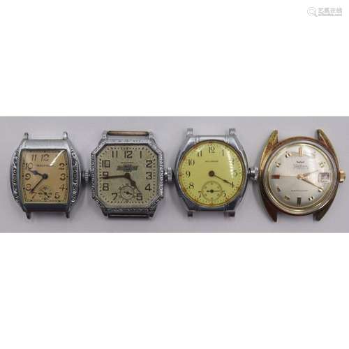 JEWELRY. (4) Men's Waltham Mechanical Watches.