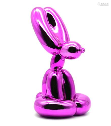 JEFF KOONS (1955, York) [U.S.A.] "Balloon rabbit (pink)...