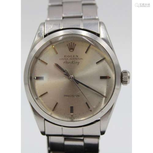 JEWELRY. Men's Rolex Air King Precision Ref# 5500.