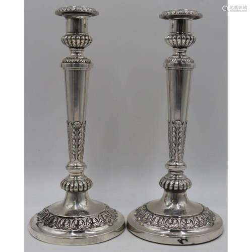 SILVER. Pair of George III Matthew Boulton Silver