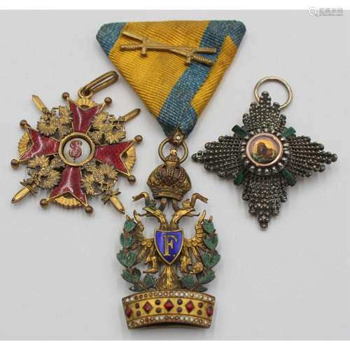 MILITARIA. Imperial Russian and Persian Enamel