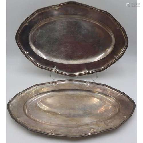 SILVER. (2) Japanese Suzuyo .950 Silver Trays.