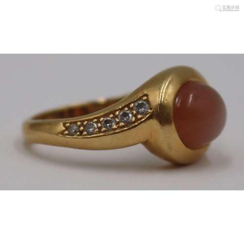 JEWELRY. Angela Cummings 18kt Gold, Colored Gem,