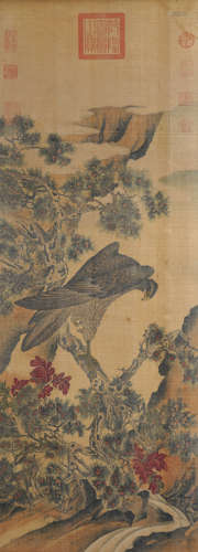 Chinese Bird-And-Flower Painting by Giuseppe Castiglione