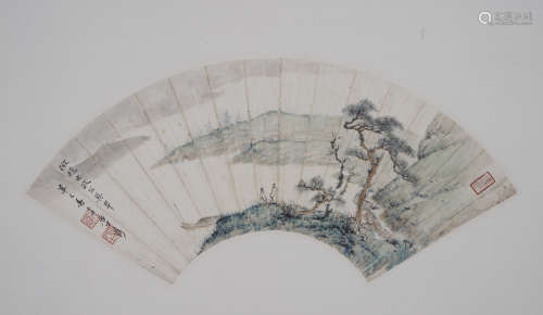 Chinese Painting of Figrues by Zhang Daqian