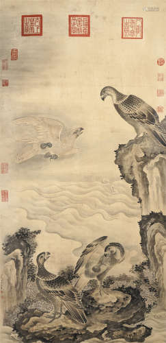 Chinese Bird-And-Flower Painting by Giuseppe Castiglione