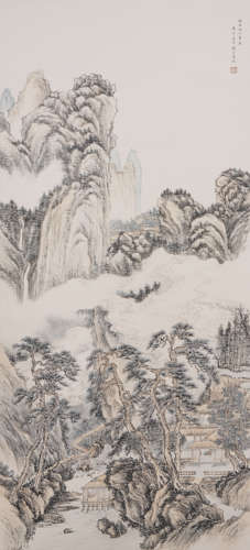 Chinese Landscape Painting by Lu Yanshao