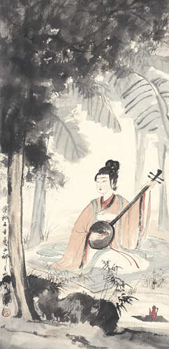 Chinese Figure Painting by Fu Baoshi