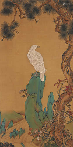 Chinese Bird-and-Flower Painting by Wang Zhicheng