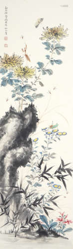 Chinese Flower Painting by Lu Yifei