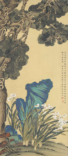 Chiense Flower Painting by Xie Yuemei