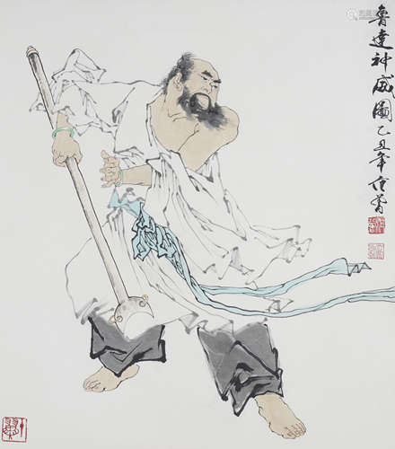 Chinese Figure Painting by Fan Zeng