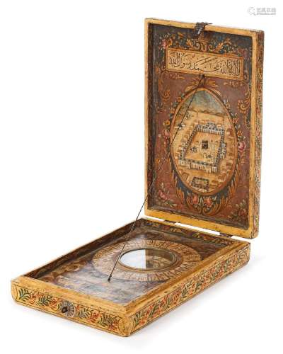 AN OTTOMAN COMPASS AND QIBLA INDICATOR , 19TH CENTURY