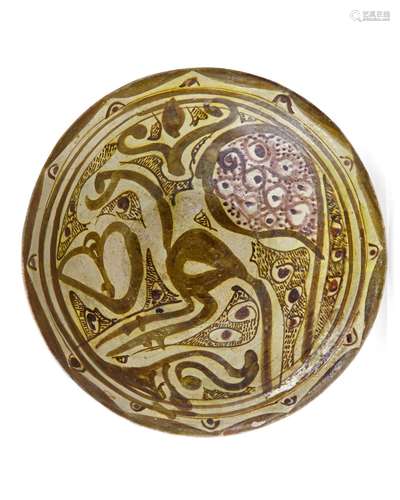 A NISHAPUR POTTERY BOWL, IRAN, 10TH CENTURY