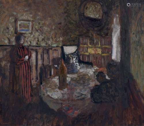 Edouard VUILLARD 1868- 1940 Annette assise entre sa mère et ...
