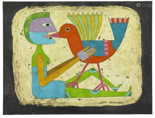 Victor BRAUNER 1903 - 1966 Initiation à la liberté - 1954 Ci...