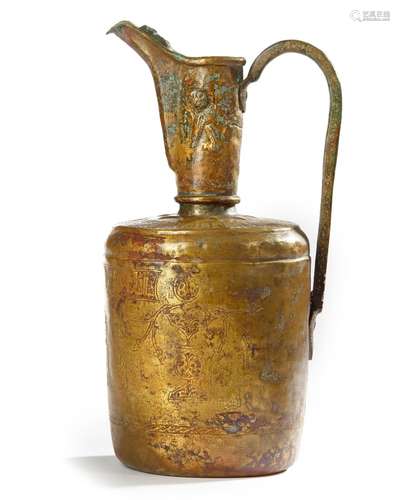 A KHORASAN BRONZE EWER, IRAN, 12TH-13TH CENTURY