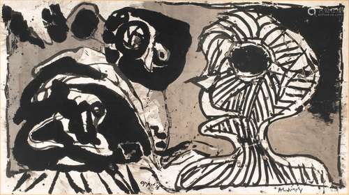 Karel APPEL & Pierre ALECHINSKY (1921 - 2006) & Né e...