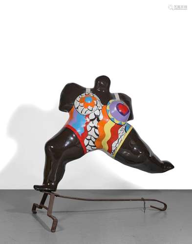 Niki de SAINT PHALLE (1930 - 2002) NANA FONTAINE TYPE - Circ...