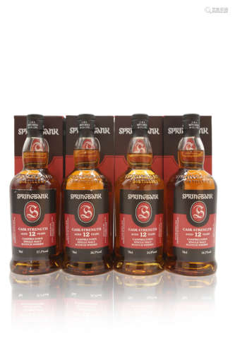 云顶 Springbank 12年 Cask Strength 20个版本（20瓶）