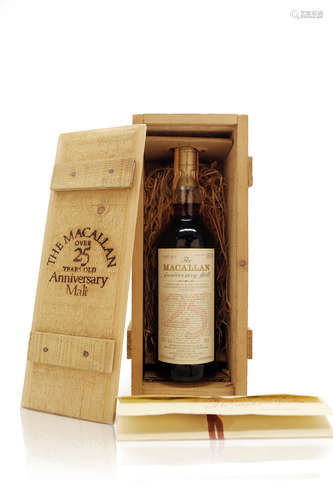 Macallan Anniversary Malt 25年雪莉桶-1958