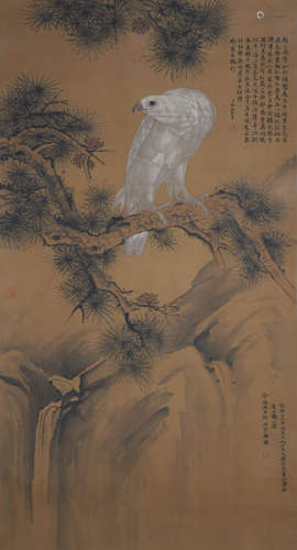 Chinese Eagle Painting by Giuseppe Castiglione