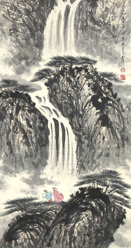 Chinese Landscape Painting by Fu Baoshi