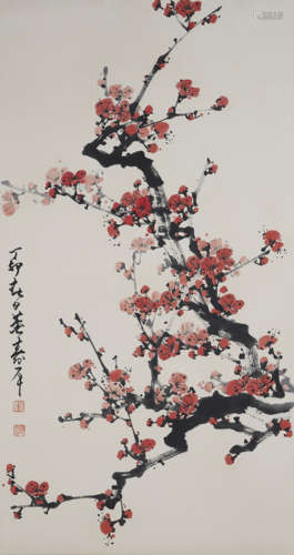 The Plum Flower，Painting by Dong Shouping