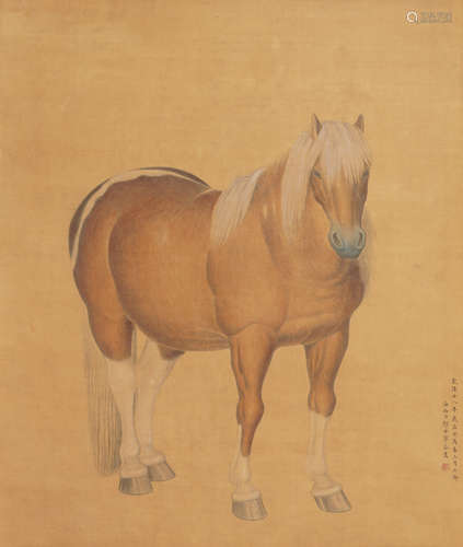 The Horse，by Giuseppe Castiglione