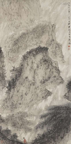 Chinese Landscape Painting by Fu Baoshi