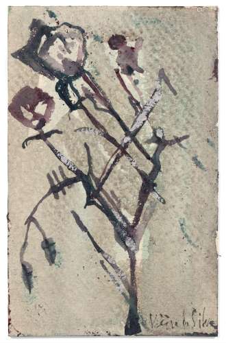 Maria Elena VIEIRA DA SILVA 1908 - 1990 PETIT BOUQUET - 1970...