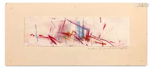 Jean BAZAINE 1904 - 2001 SANS TITRE - 1974 Gouache et crayon...