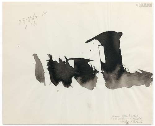 Julius BISSIER 1893 - 1965 28.8.62 BE - 1962 Encre de Chine ...