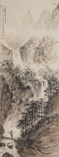 Chinese Landscape Painting by Fu Baoshi