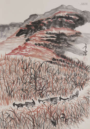 Chinese Landscape Painting by Shi Lu