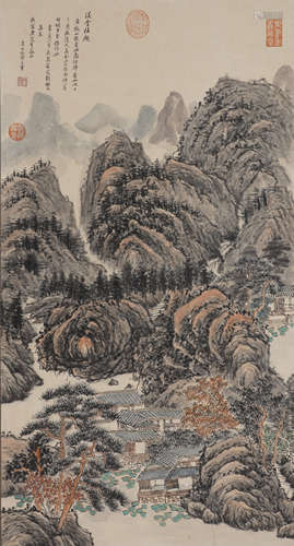 Chinese Landscape Painting by Wang Hui